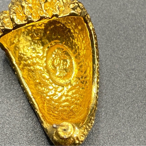 PREMIER DESIGNS Gold Tone Textured Tear Drop Post Pierced Earrings - Picture 4 of 6